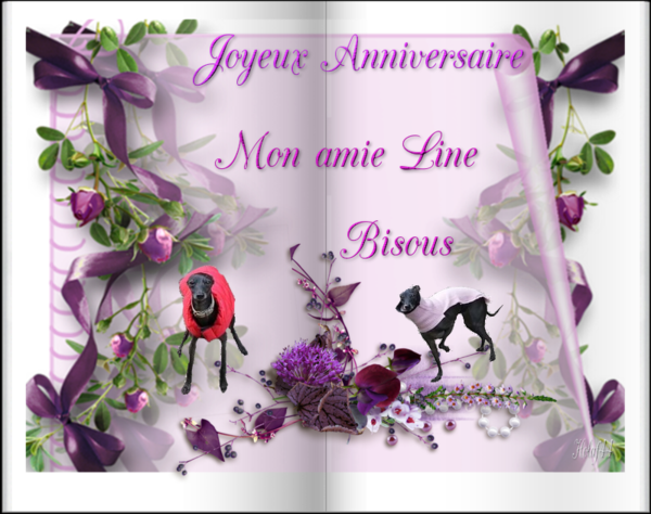 Bon Anniversaire Mon Amie Line - Bonne Anniversaire Mon Ami