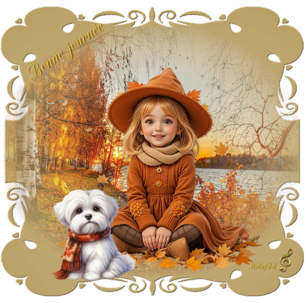 Automne les feuilles des arbres prennent de riches teintes