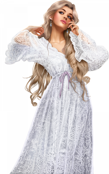 long transparent robe